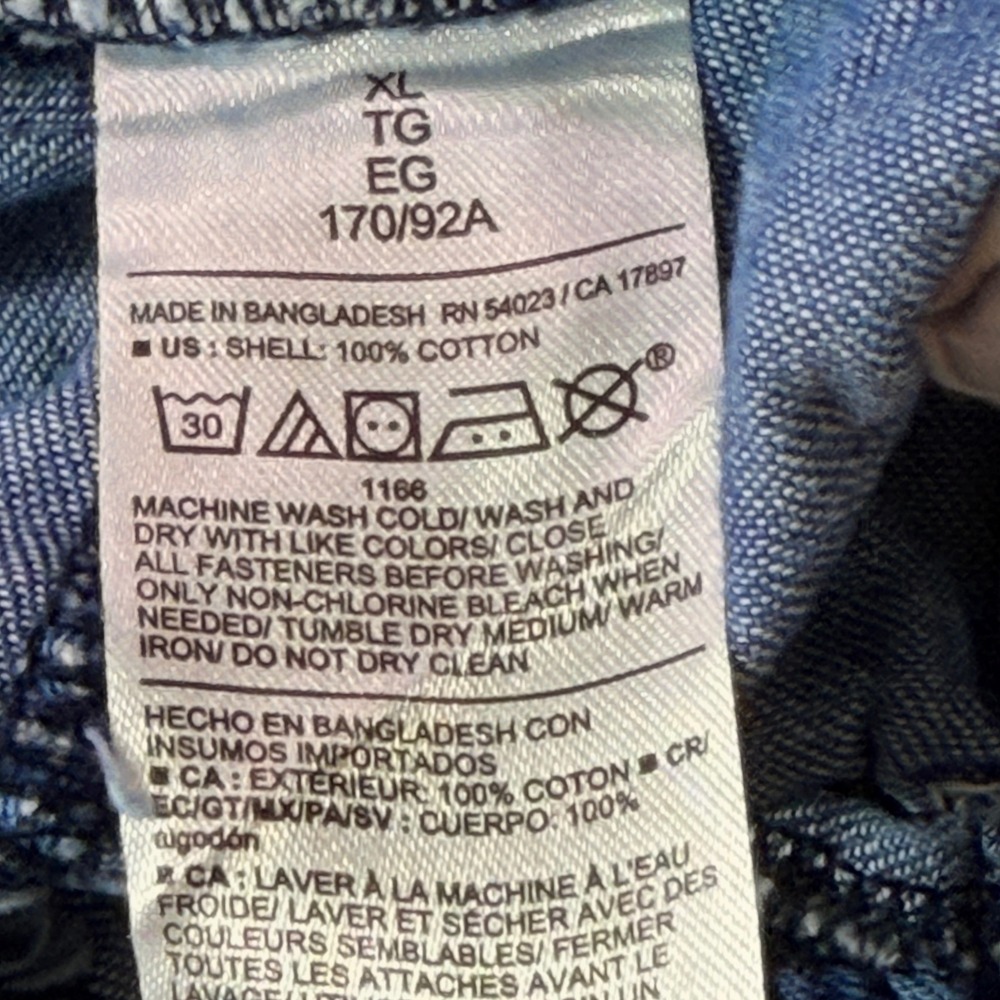 Old Navy Billie Pants Womens XL Blue Dark Wash High Rise Comfort Waist Denim - Picture 10 of 11